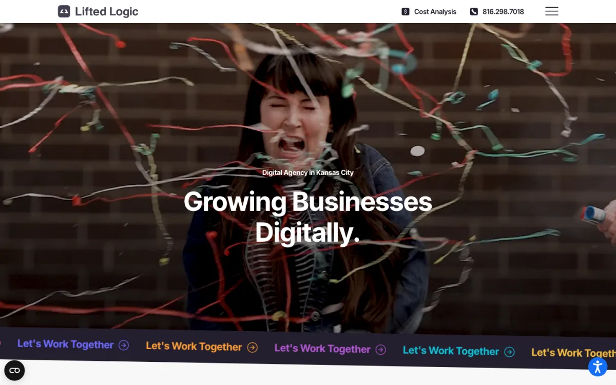 Lifted Logic homepage, captured September 28, 2026