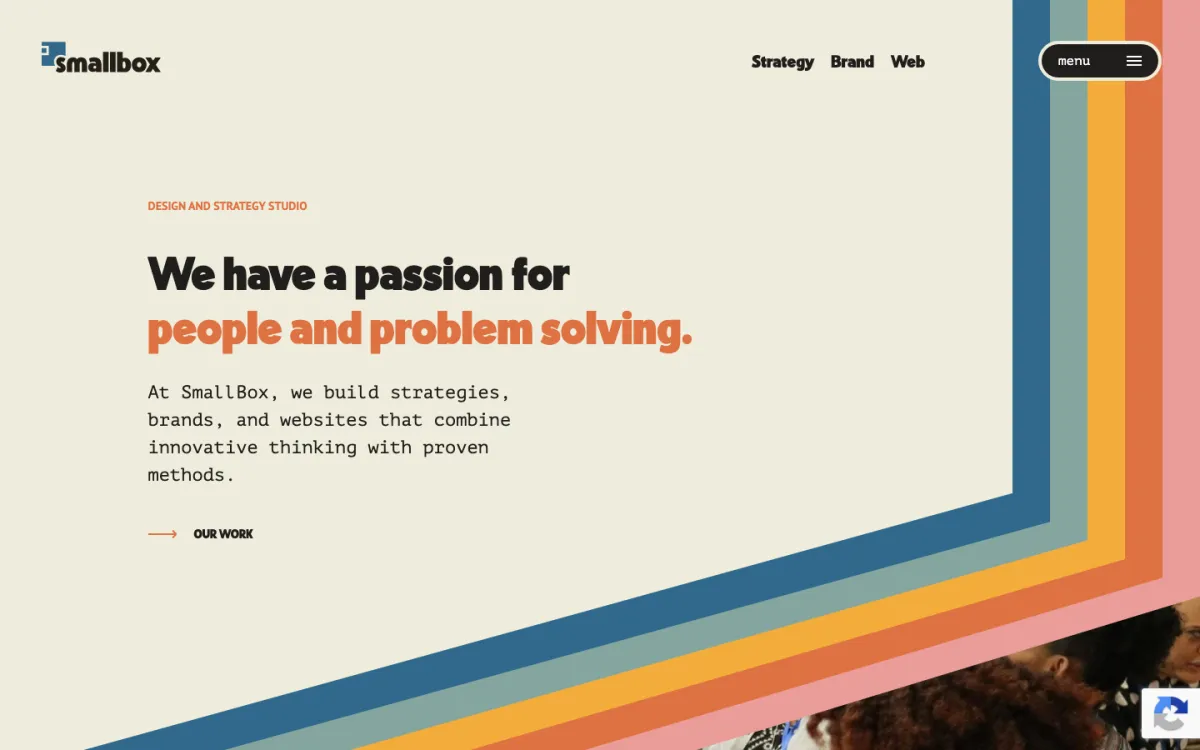 SmallBox homepage, captured September 28, 2026